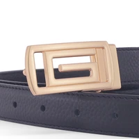 high quality 2 4cm thin belt brand luxury ladies fashion fancy elegant ladies belt letter buckle designer green belt