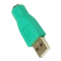 for pc adapter usb male port to ps2 female converter computer keyboard mouse