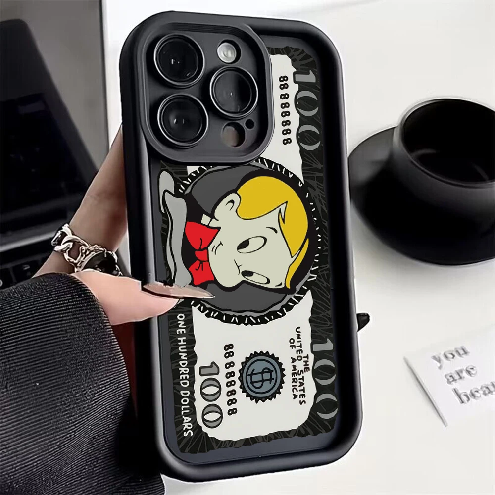 Чехол для телефона с рисунком M-Monopolys Dollar Samsung A03 A04 A05S A10S A11 A12 A20S A21S A13 A14 A54 A34 A53 A33 Cover