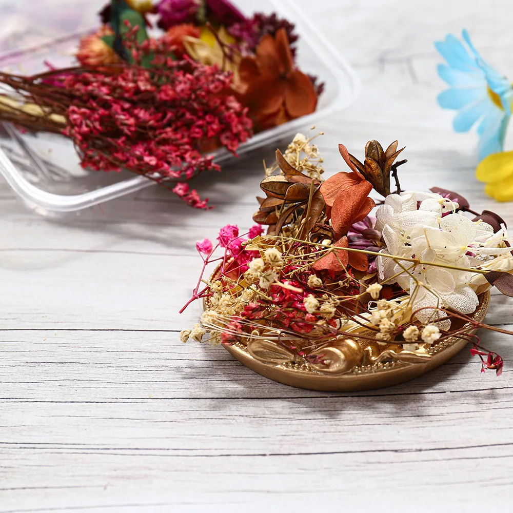 

1 Box DIY Natural Dried Flowers Home Party Decoration Epoxy Resin Crafts Wedding Wall Floriculture Aromatherapy Candle Making