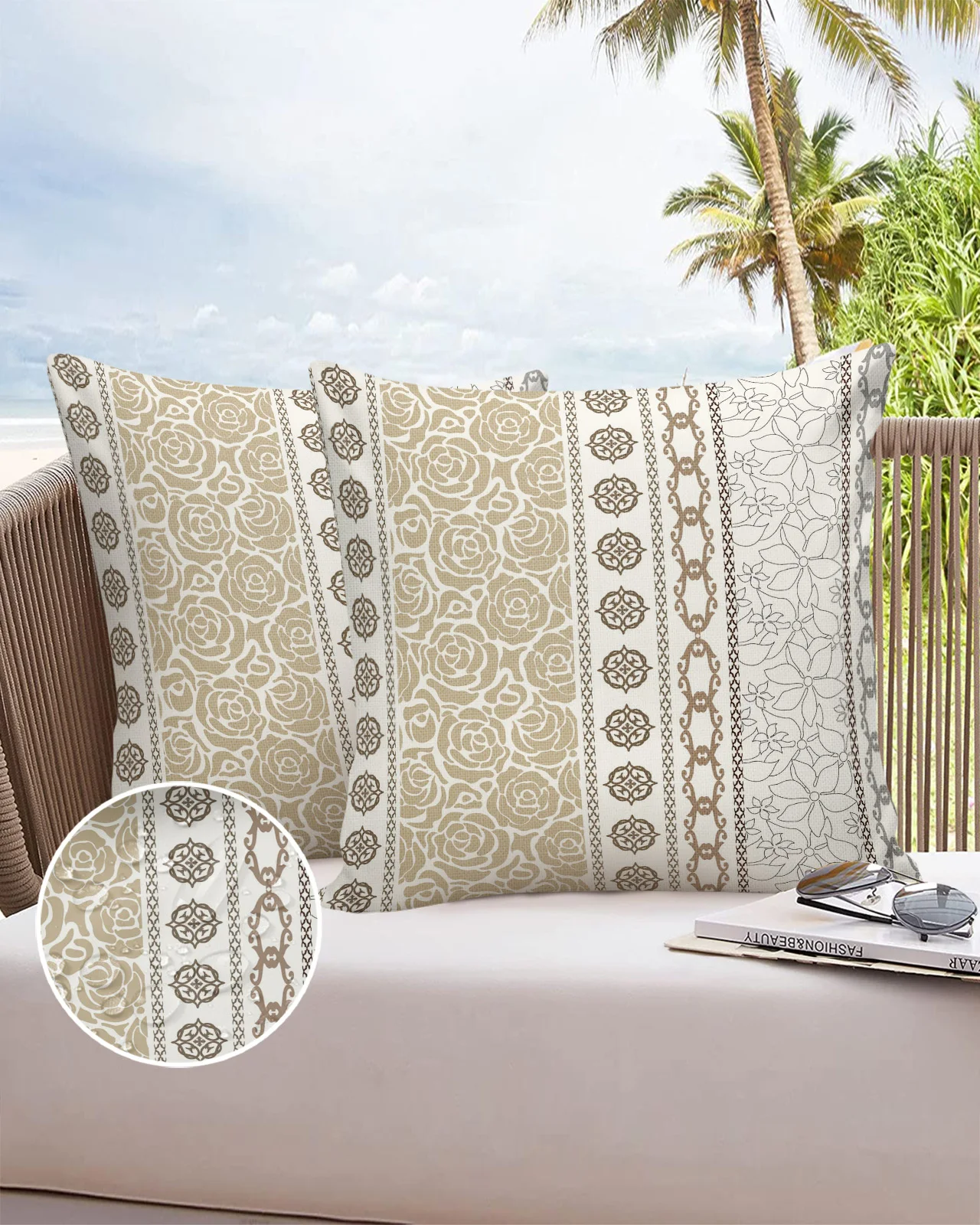 

Flowers Lines Yellow Grey Art Pillowcase Modern Sofa Car Waist Cushion Covers Home Office Decor Printed Waterproof Pillow Cases