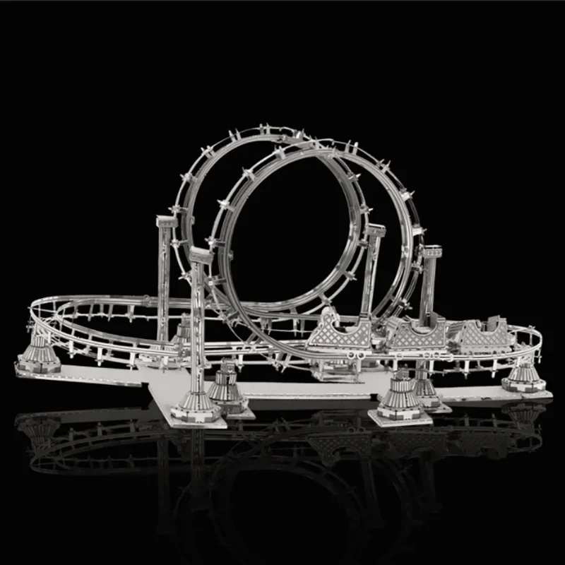 Американские Горки 3D металлические головоломки модели наборы DIY Лазерная