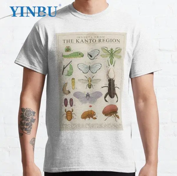 

Insects from the Kanto Region High quality YINBU Brand t shirts Unisex short t-shirt fashion Graphic Tee