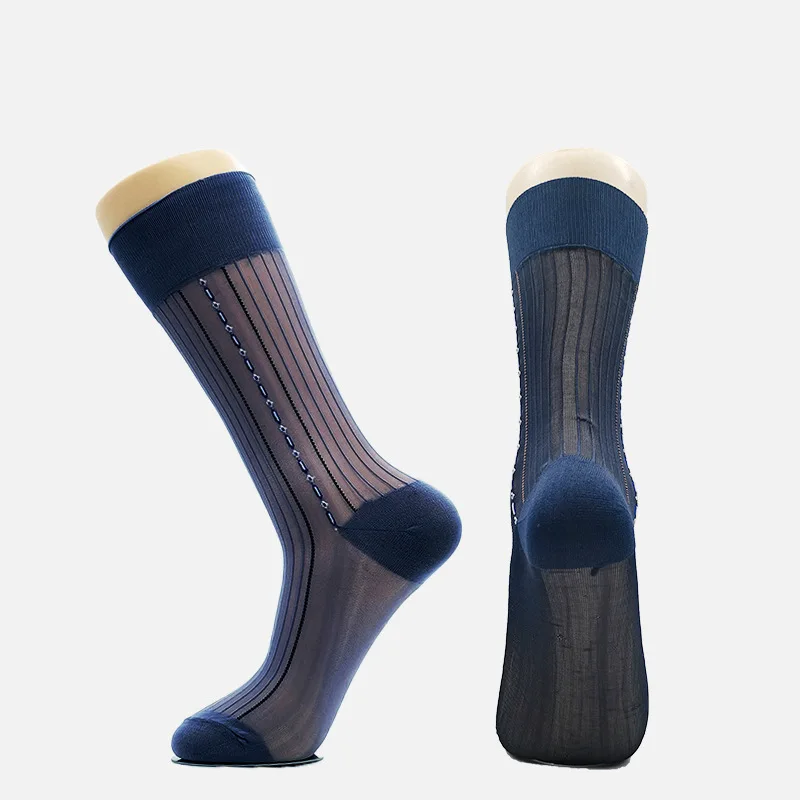 Wholesale prices 12 Pairs=24pcs Man  Long Socks middle-aged and elderly Nylon stockings Summer Spring Thin breathable men's sock