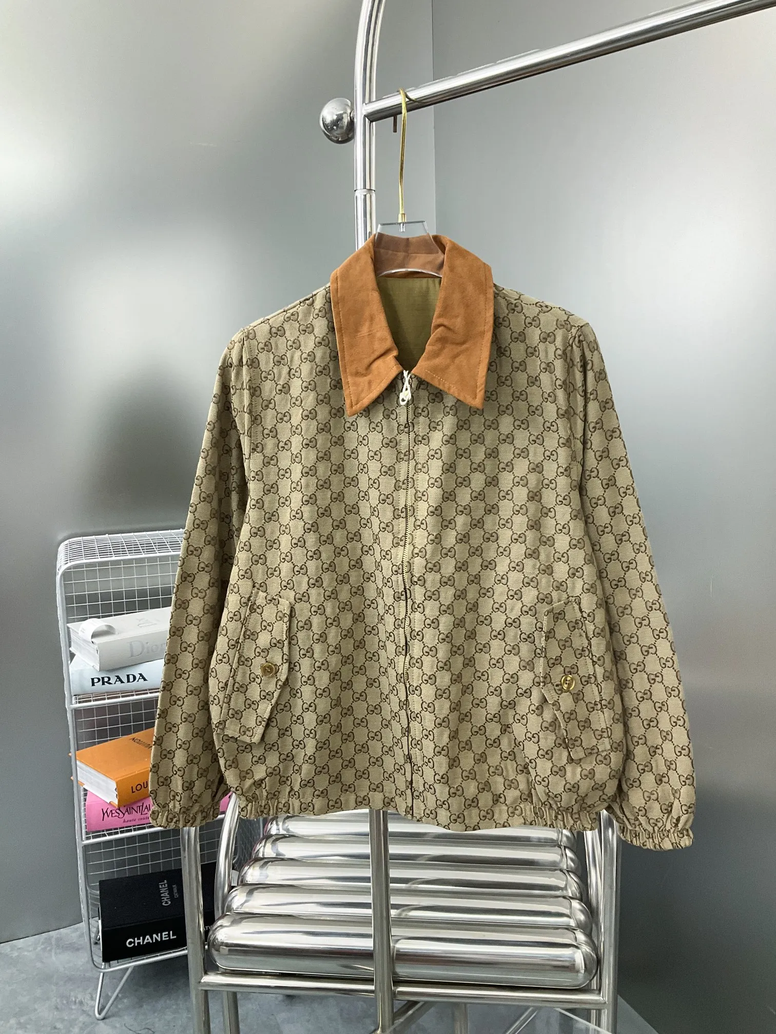 Куртки Gucci ткань высокого качества против морщин комфортный дышать пальто |