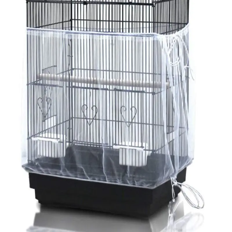 

Bird House Nest Cage Cover Receptor Seed Guard Nylon Mesh Bird Parrot Cover Bird Cage Decoration Bird Cage Accessories Bird Cage