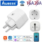 Умная розетка Tuya с Wi-Fi и таймером, 16 А20 А, 220 В