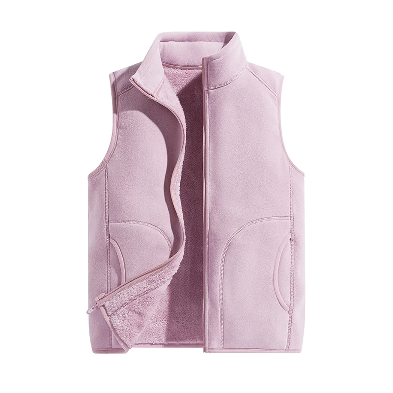 Women Winter Running Vest Sleeveless Jackets Autumn Thermal Outdoor Trekking Hiking Mountain Camping Coat