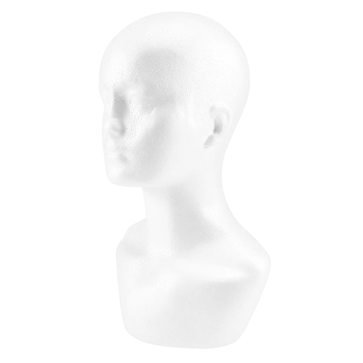 Пена Мужской Дисплей Манекен Голова Парики Шляпа Шарф Стенд Модель