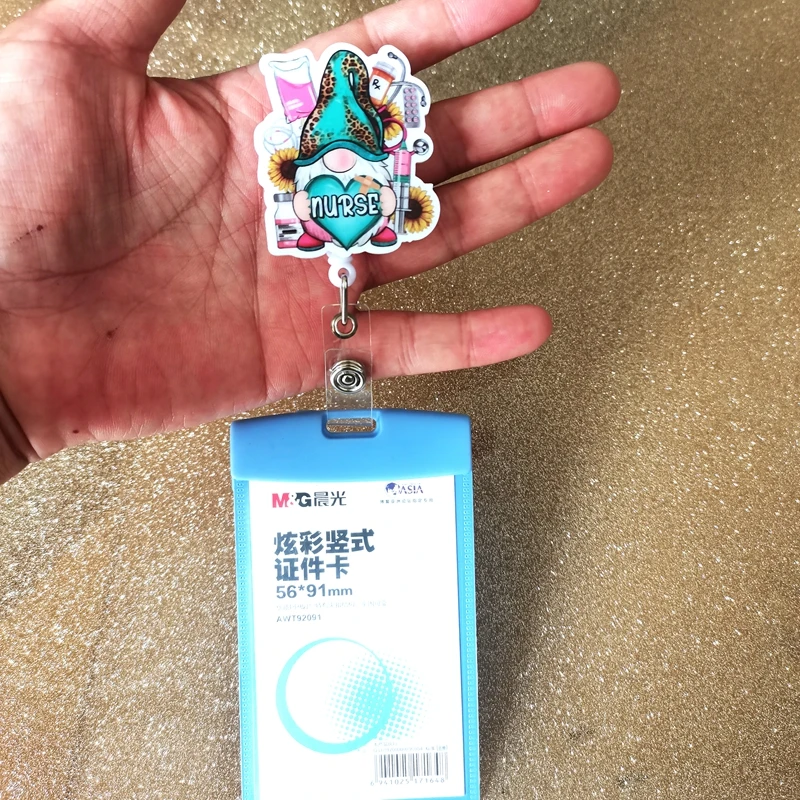 Бейдж выдвижной для медсестер, бейдж для медсестер, кардиология, Телеметрия