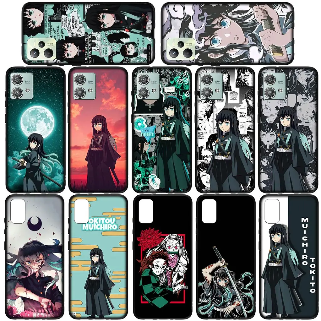Чехол для телефона Muichiro Tokito рассекающий демонов Tanjirou Nezuko чехол Samsung Galaxy S22 S21 S20 Fe