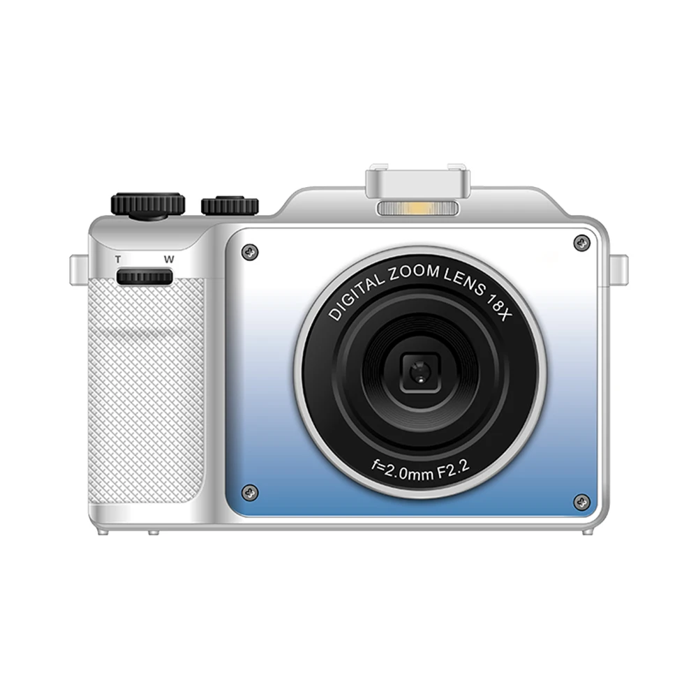 

Цифровая камера с корпусом «сделай сам», 48 МП, для фотосъемки, с двойным объективом спереди и сзади, для селфи, видеокамера 4K, записывающая камера с автофокусом 18X, веб-камера