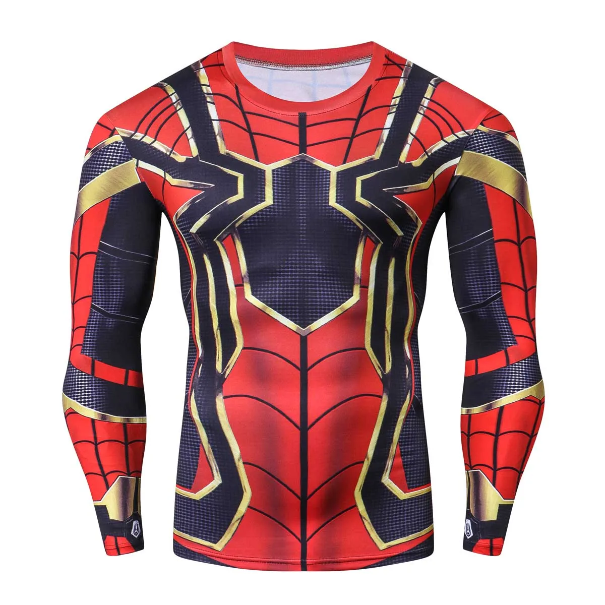 

New 3D Printed Compression Fashion Casual Long Sleeve Men T-Shirt Summer Quick Drying Cosplay Costume T Shirt Men Tops Tees