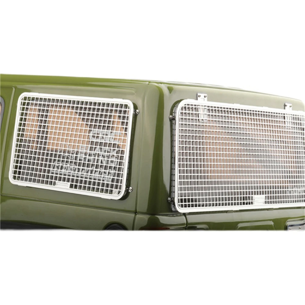

Window Mesh Side Rear Window Metal Mesh RC Car Upgrade Parts for AXIALSCX6 1:6 Wrangler