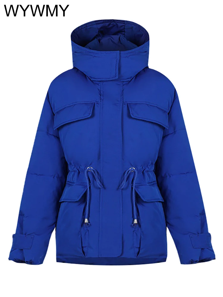 Winter Jacket Women Parkas Hooded Cotton-Padded Coat Women's Korean Version Candy Color Loose Warm Down Cotton Padded Jacket