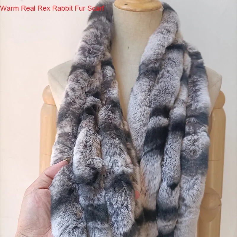 Женский длинный теплый шарф Элегантные Роскошные зимние шарфы из натурального