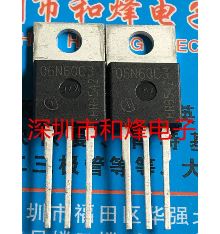 10ШТ 06N60C3 SPP06N60C3 TO-220 650V 6.2A