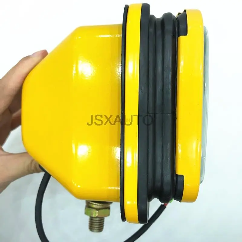 Фары общего назначения для экскаваторов SANY ZX SK CATERPILLAR CAT KOMATSU PC с железным корпусом квадратной формы для установки на стрелу.