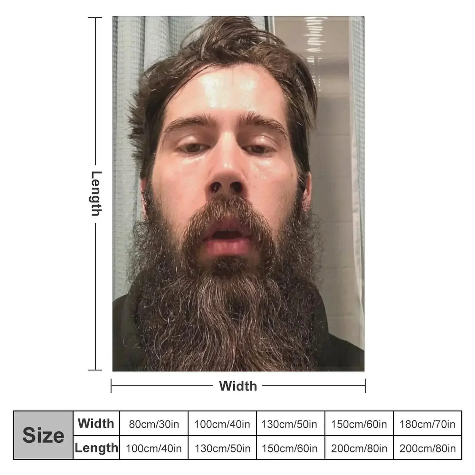 Одеяло Nick The Beard Mullen Свободное роскошное дизайнерское декоративное одеяло Мягкие