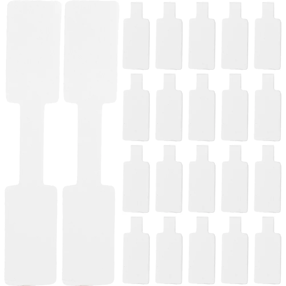 

300pcs Bracelet Display Cards Necklace Folding Cards Self-adhesion Jewelry Cards