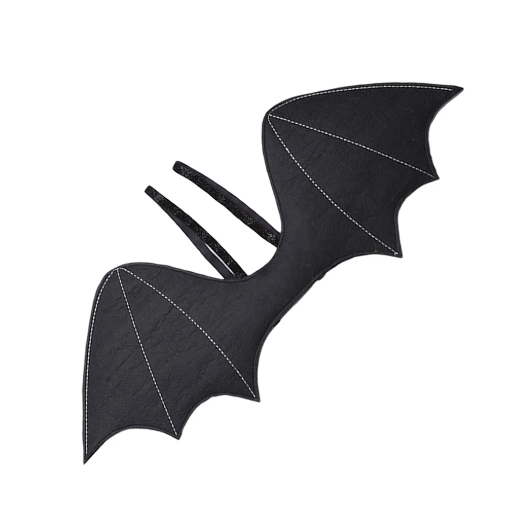 

Black Trim Bat Wings Decorative Halloween Costume Cosplay Prop Dress Parent-child
