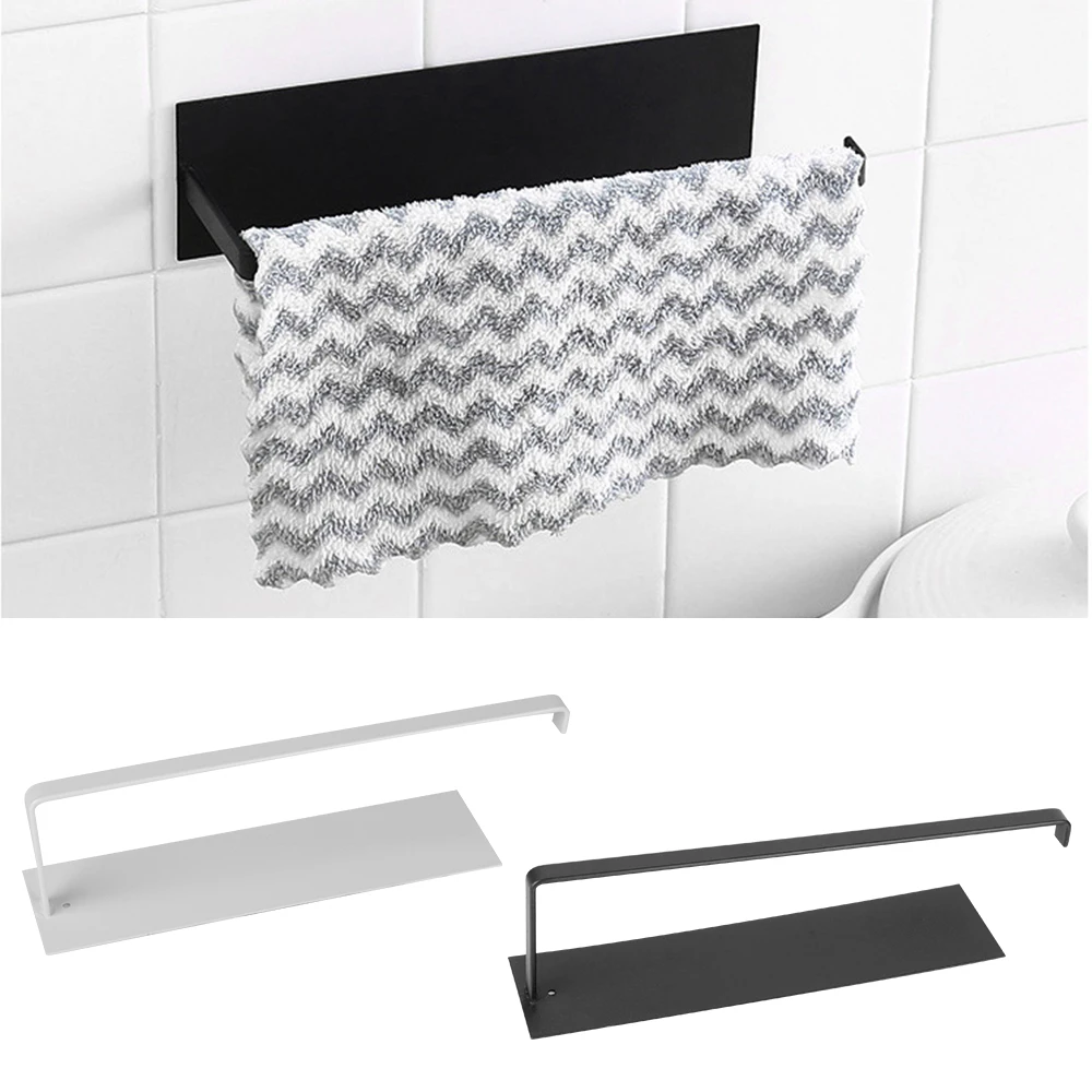 

No Drilling Bathroom Paper Dispenser Wall Mount Towel Roll Holder Storage Rack Paper Towel Holder