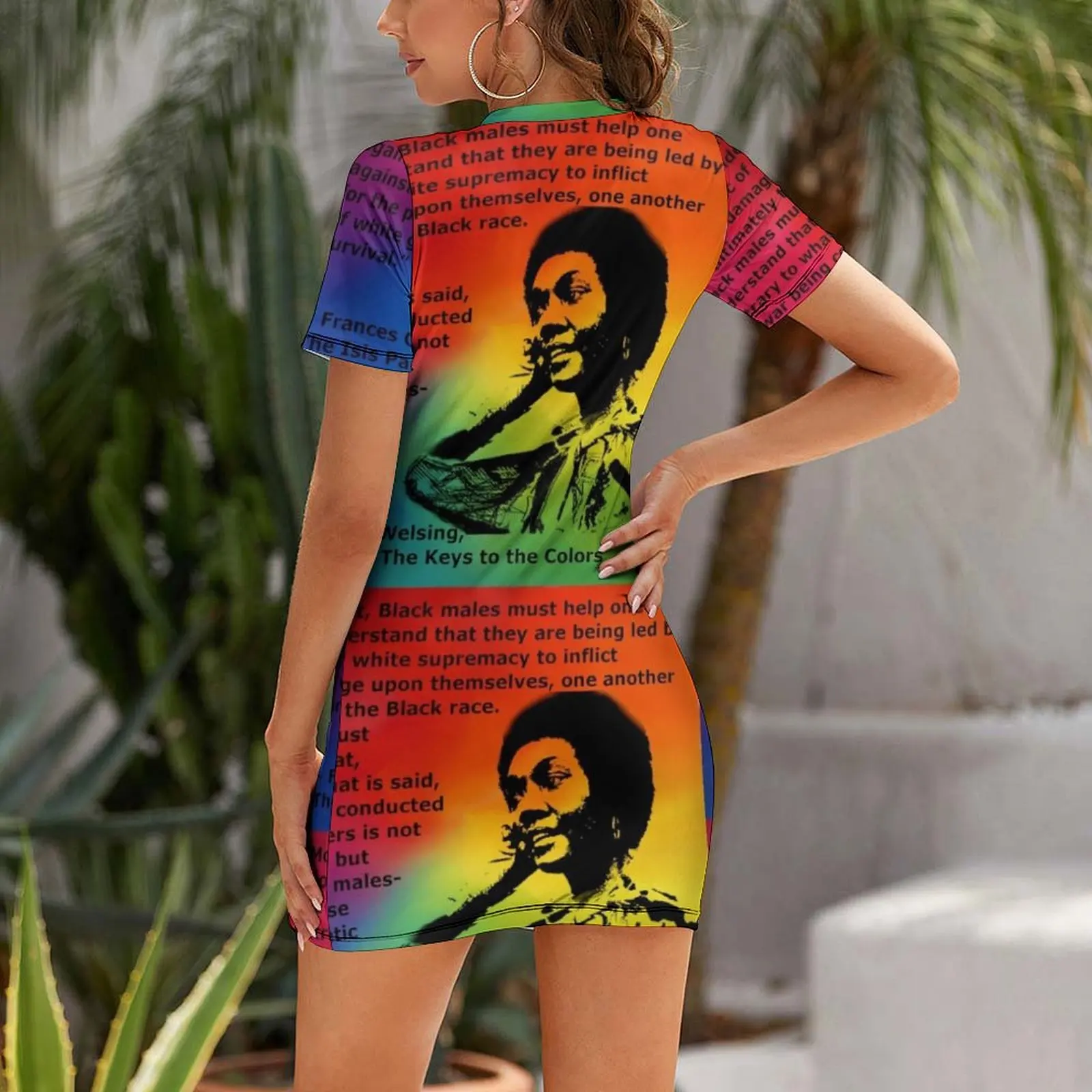 Платье из полиэстера и спандекса Dr. Frances Cress Welsing