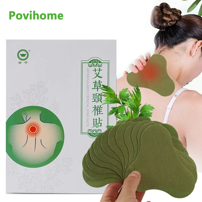 

20pcs/box Wormwood Neck Back Plaster Joint Muscle Cervical Spondylosis Body Pain Relief Stickers Rheumatoid Arthritis Patch