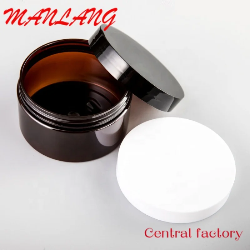 Оптовая продажа косметическая пищевая упаковка 100 мл 150 200 250 300 янтарно-черный ПЭТ