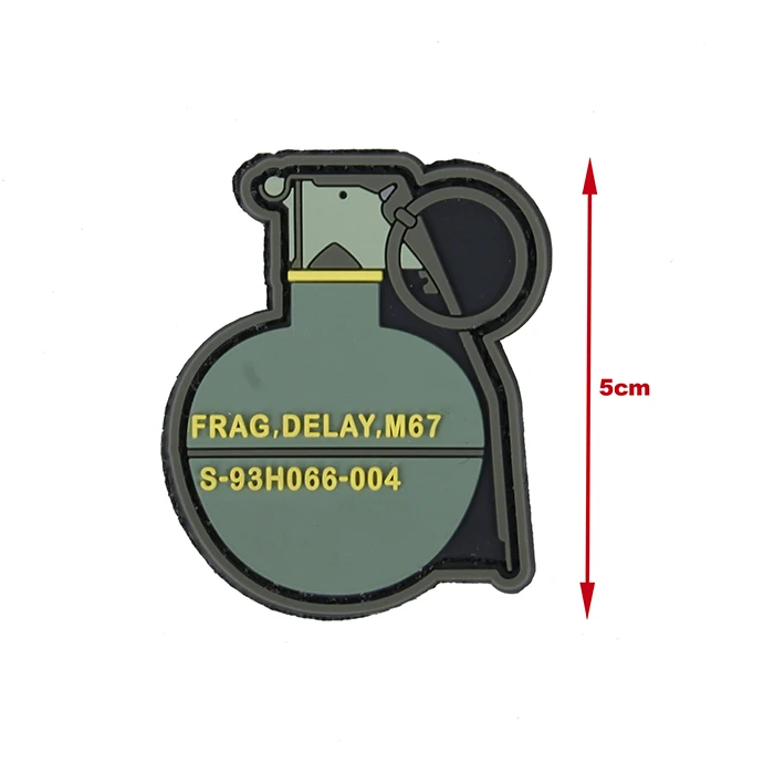 

TMC Tactical Airsoft PVC Mini Weapon Patch M67 Frag Grenad TMC2969(051051)