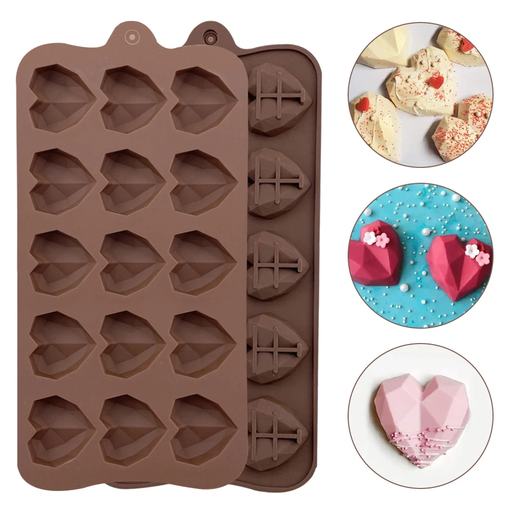 

Силиконовая форма для выпечки торта с 8/15 отверстиями, поднос для шоколадного торта в форме сердца, силиконовая форма для кондитерских изделий, Быстрое приспособление