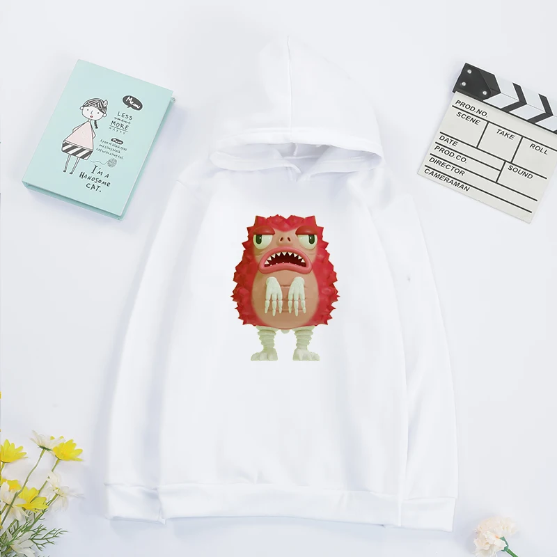 

Autumn Hoodie Boys and Girls Anime Ultraman Print Pattern Fleece Sweater Pullover Warm Multicolor Loose New Casual Wear