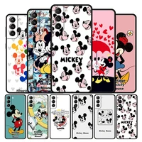 case cover for samsung galaxy note 10 20 8 9 10 ultra f12 f22 m30s m11 m22 5g print protection bag disney mickey mouse