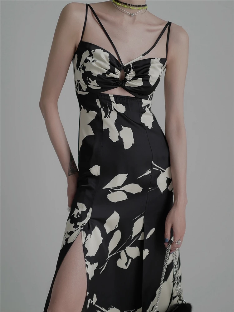 

Женское винтажное кружевное платье, элегантное модельное праздничное платье с вышивкой и высокой талией в стиле бохо, весна-осень 2022