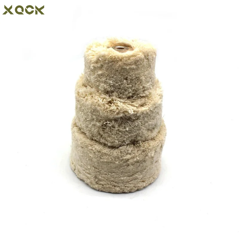 Полировальный круг с хлопчатобумажной нитью и деревянной металлической