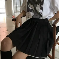 2022 skirts women pleated high waist y2k schoolgirls solid casual streetwear all match korean style trendy novelty daily comfort