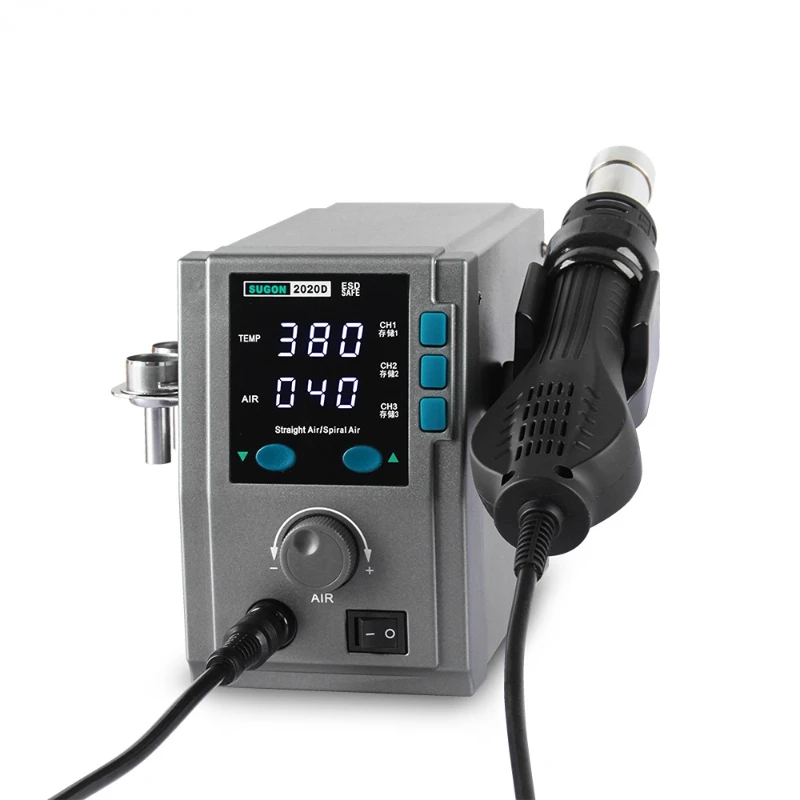 

SUGON 2020D 700W Hot Air Gun Soldering Station 110/220V Lead Free Rework Station Phone PCB Chip Repair BGA SMD Soldering Station