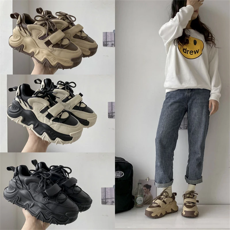 Shoes Women's Sneakers Summer 2023 Woman-shoes Platform Tennis Female New Roses Thick Sole Trainers Casual Mesh Heels Fabric Rib