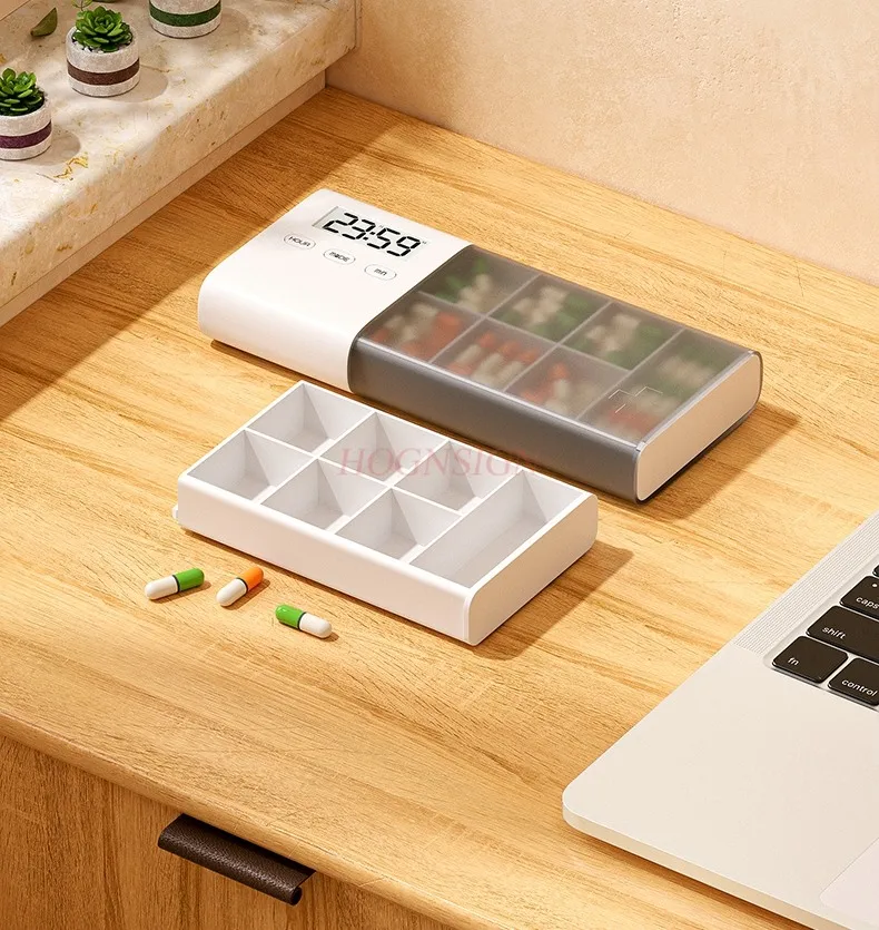 Умная медицинская коробка портативная электронная мини-коробка с таймером для