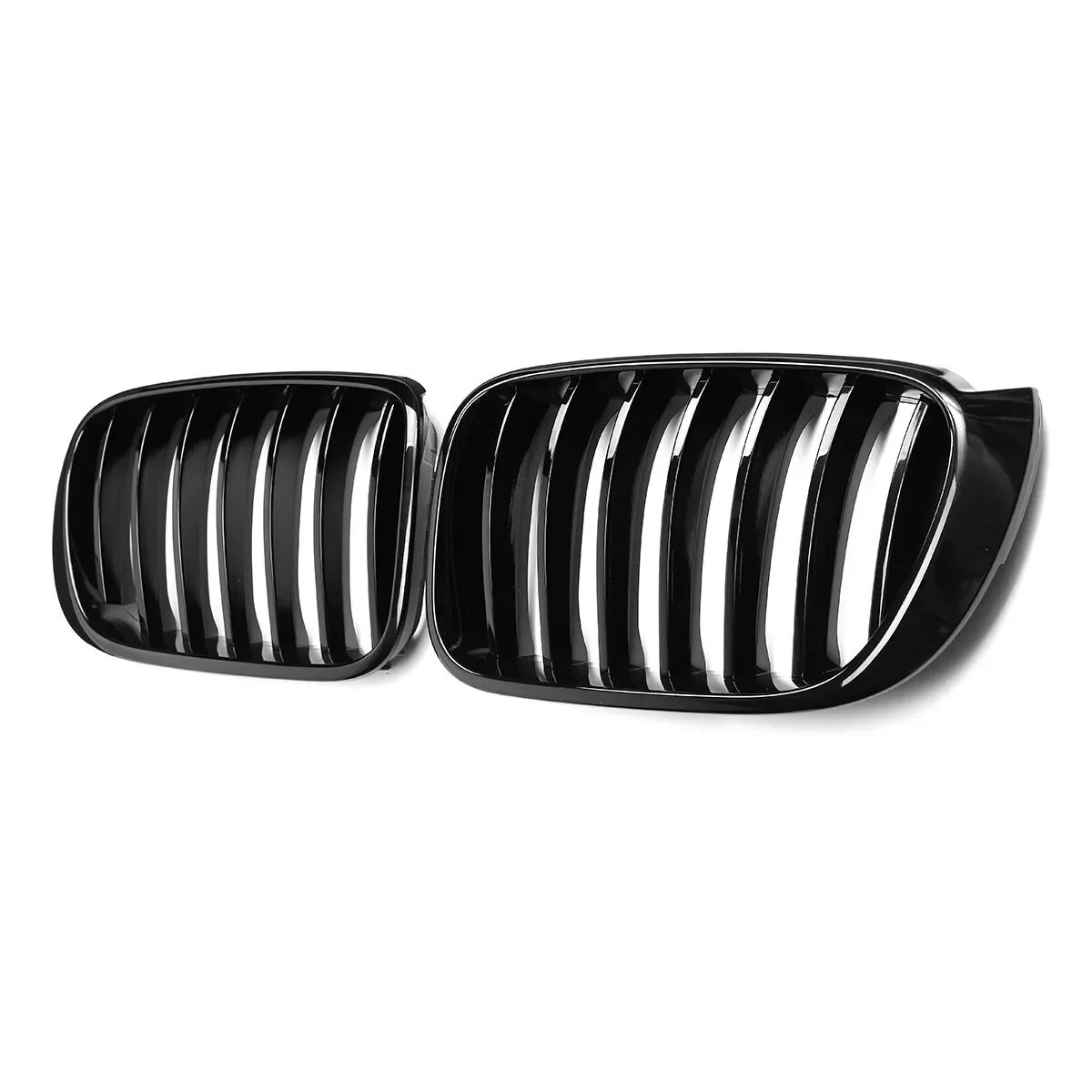 ​ Для BMW X3 F25 X4 F26 2014-2017: Спортивная решетка радиатора (ноздри) для переднего бампера, черная, аксессуары, запчасти для замены (art.: 3920db8a6ae73) - 3920db8a6ae73