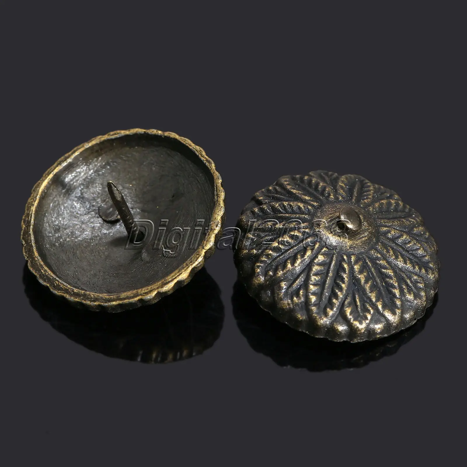 50 шт. антикварных бронзовых морских звезд, Винтаж декоративная мебель мебельные гвозди Tack шпильки для деревянная шкатулка для украшений пень диван гвозди 22x6mm