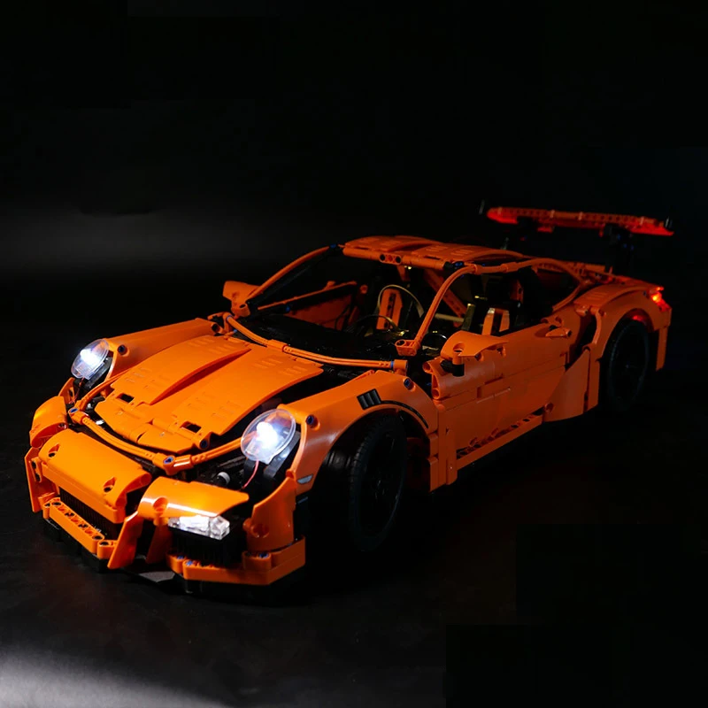 Compatible with 42056 911 GT3 race car LED lights (LED lights only, brick models not included)