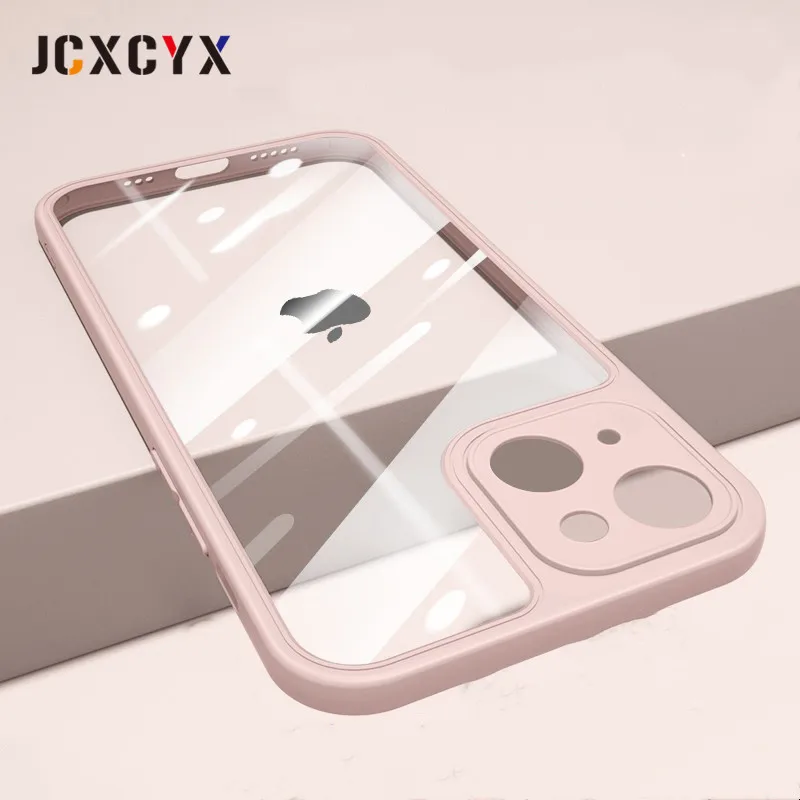 

Ultra Thin Luxury Camera Protector Shockproof Transparent Soft Case For iPhone 13 Pro Max 12 11 XR XS X Clear Silicone Cover
