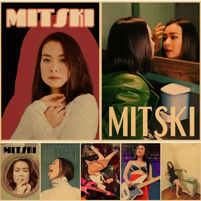 

Постер в стиле хип-хоп, певица, мицки, винтажная крафт-бумага, высокое качество, для домашней комнаты, мультяшная Художественная печать, наст...