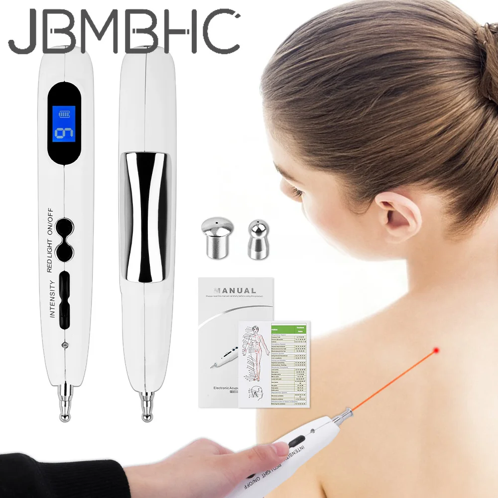 

Acupuncture Pen with Digital Display Electro Acupuncture Point Muscle Stimulator Device Massage Equipment Health Care New Energy