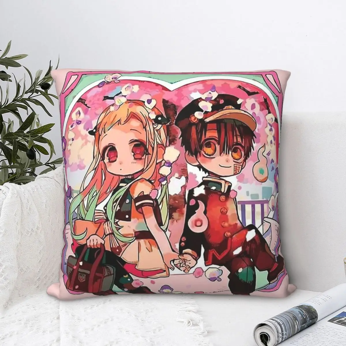 

Yashiro And Boy, декоративная подушка для унитаза, рюкзак для манги Hanako Kun, наволочки «сделай сам» с принтом, модное украшение для стула
