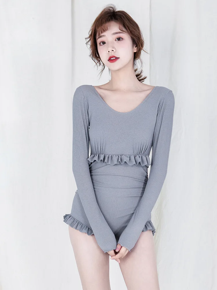 

Новинка 2023, корейские бикини с пуш-ап, женские купальники, женский купальный костюм, купальник, женский пляжный комплект бикини с высокой талией, Купальная юбка