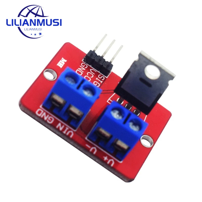 Верхняя кнопка Mosfet 0-24 В, стандартный модуль IRF520 для Arduino MCU ARM Raspberry pi