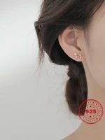 hoyon s925 sterling silver color small branch earrings simple pearl earrings 2021 new female earrings s925 silver color