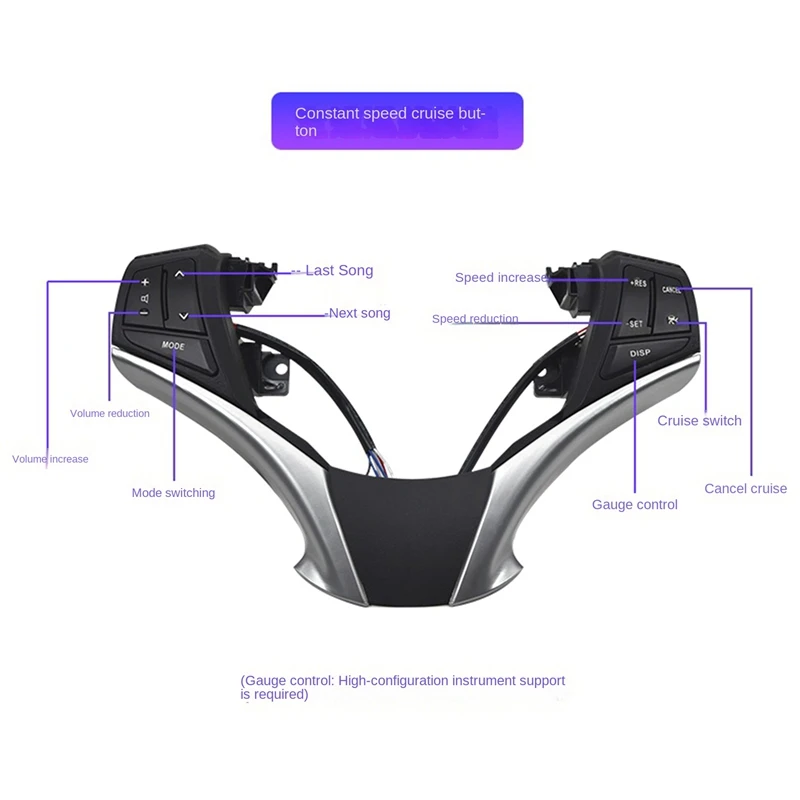 Переключатель круиз-контроля на руле мультимедийная аудиокнопка для Toyota Yaris Vios